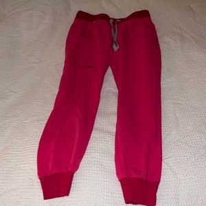 Figs Shocking Pink zamora joggers
